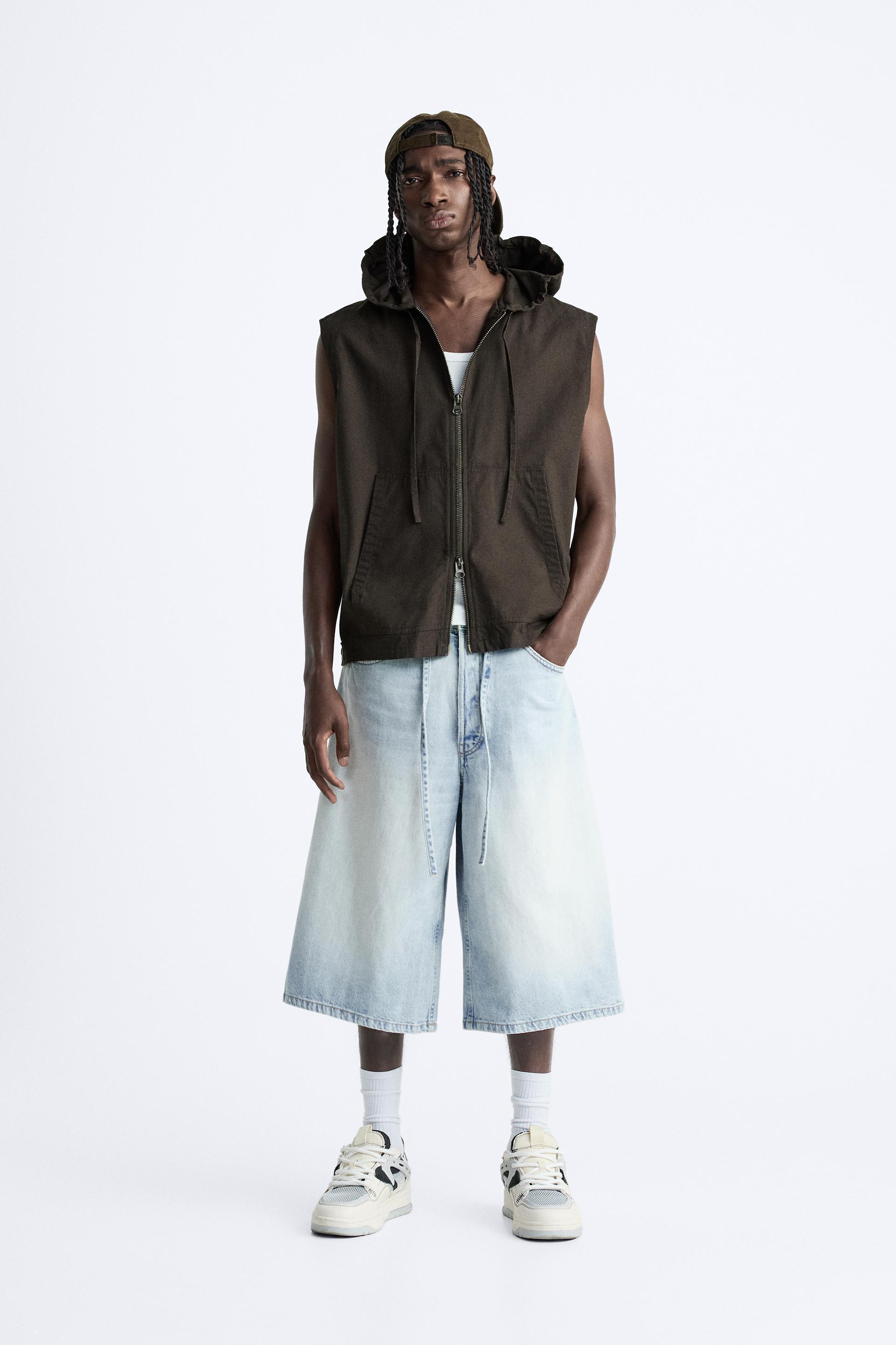 HOODED SHIRT VEST Product Image