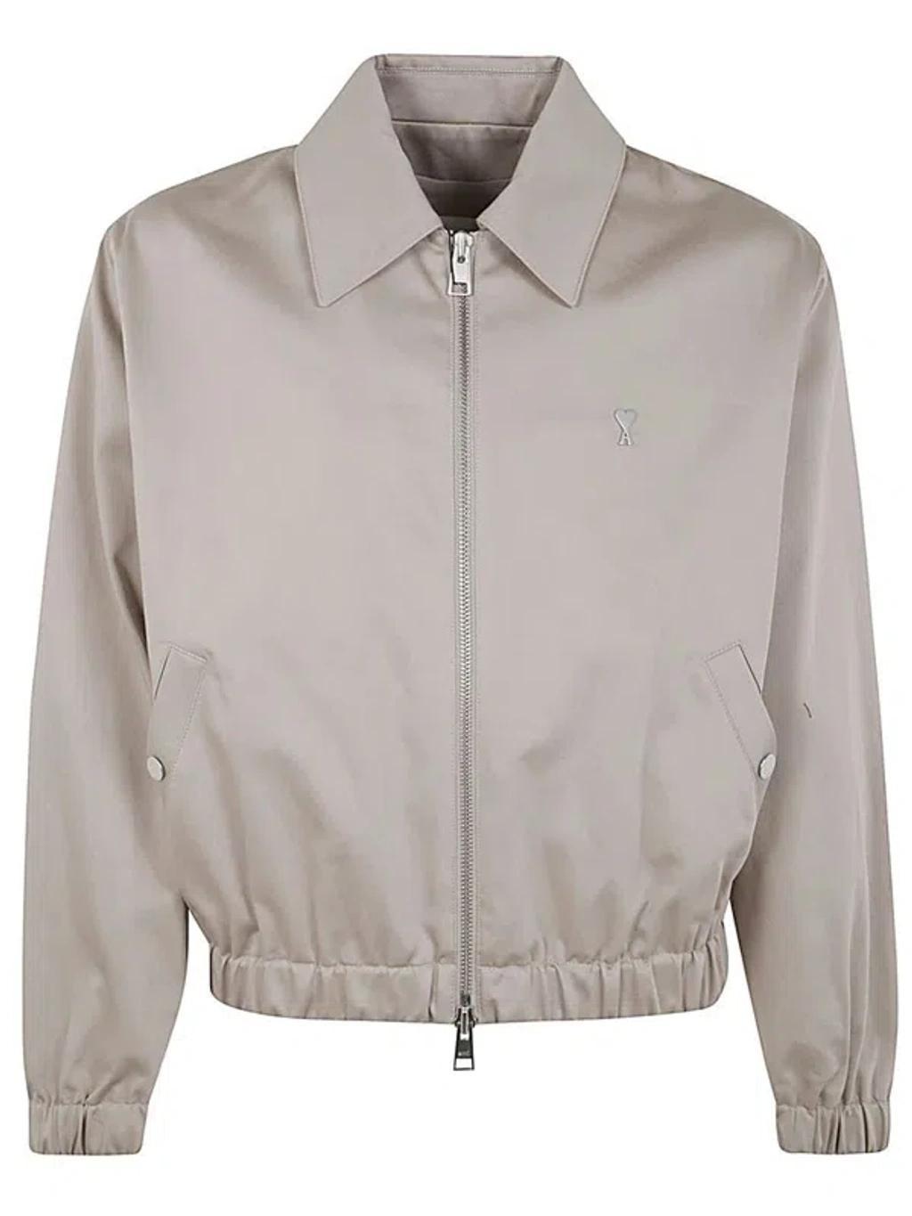 Ami De Coeur Cotton Jacket In Brown Product Image