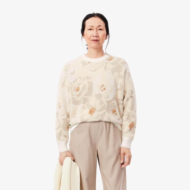 Floral Jacquard Intarsia Sweater Product Image