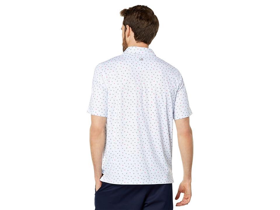 Johnston & Murphy XC4 Skull Print Performance Golf Polo Product Image