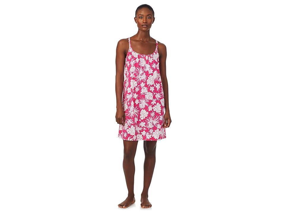 Lauren Ralph Lauren Double Strap Gown Floral) Women's Pajama Product Image