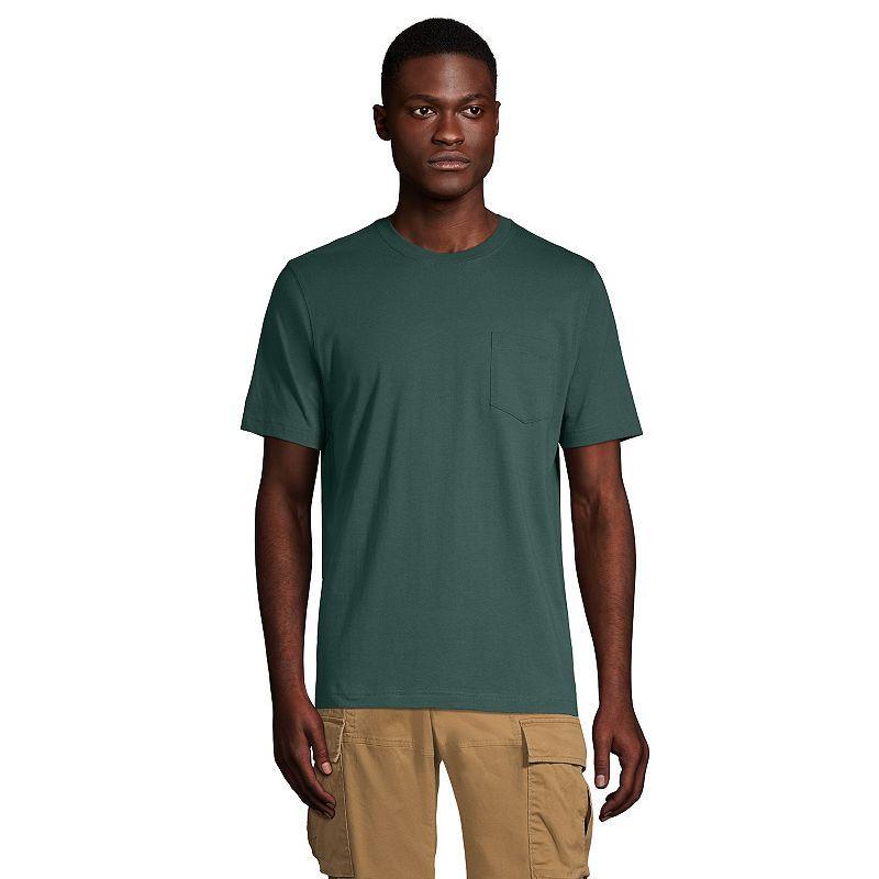 Big & Tall Lands End Super Pocket Tee, Mens Product Image