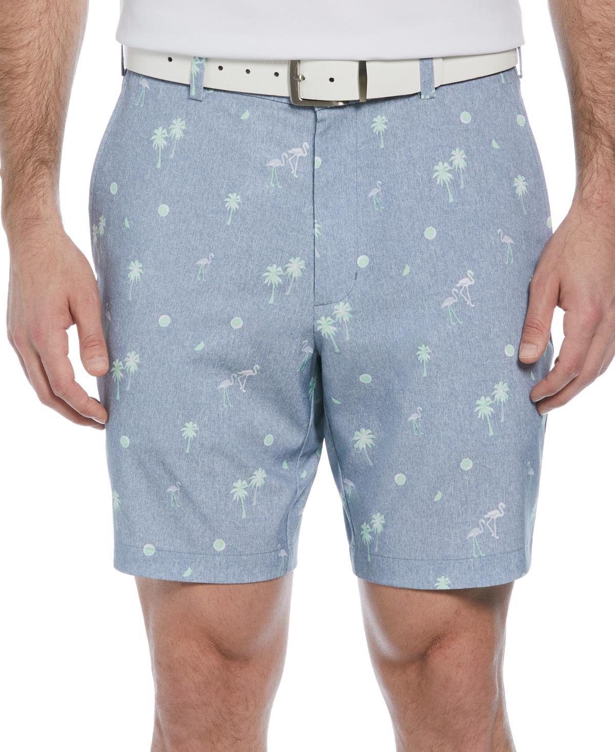 Pga Tour Mens Active Waistband Flamingo Print 8 Golf Shorts Product Image