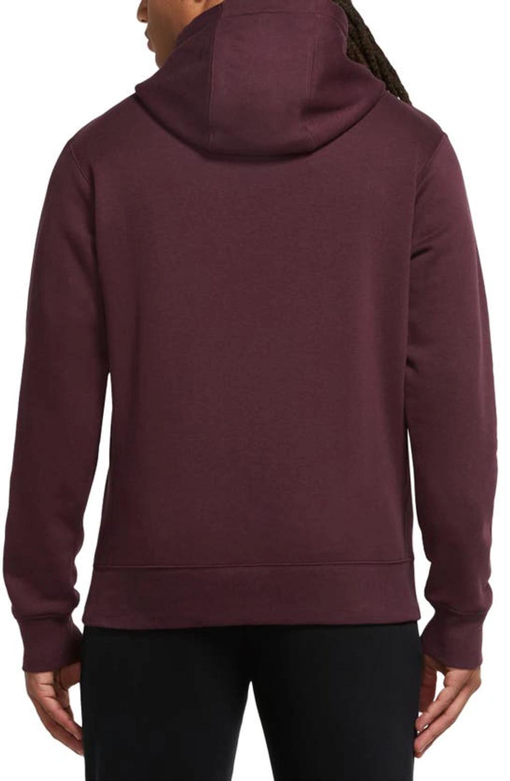 Men's  Sportswear Club Fleece Pullover Hoodie In Red Product Image