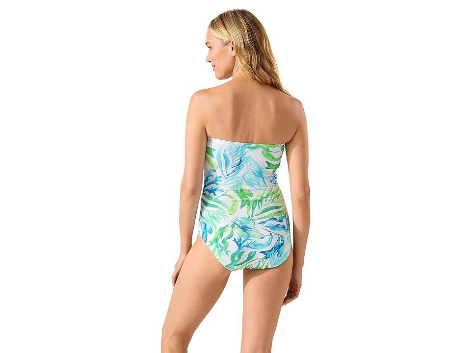 Tommy Bahama Island Cays Seafronds Bandeau One-Piece Women's Swimsuits One Piece Product Image