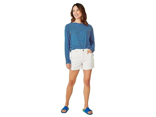 Carve Designs Oahu High-Rise 4 Shorts (Cloud) Women's Shorts Product Image