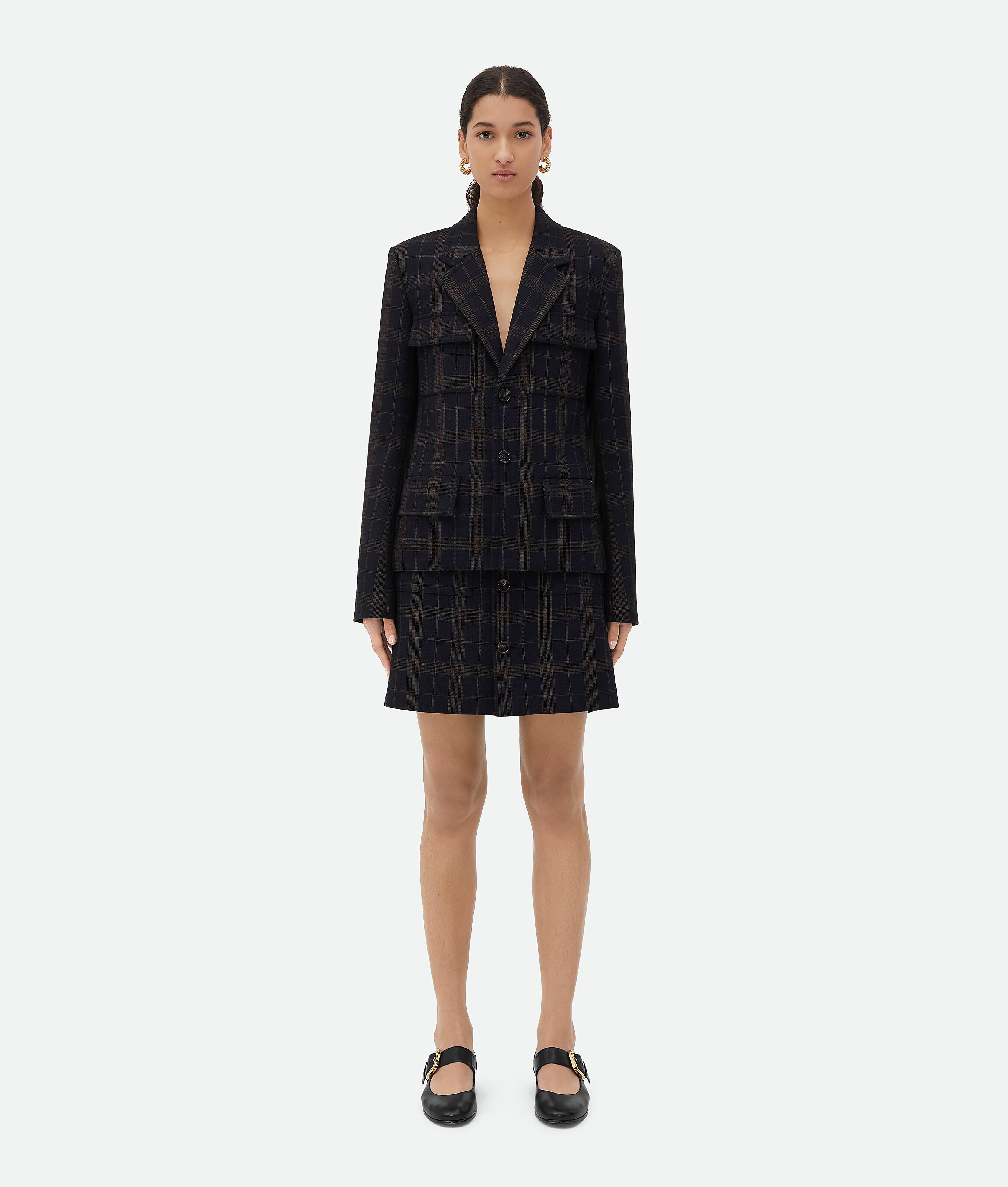 Checked Cotton Mouline Jacket Product Image