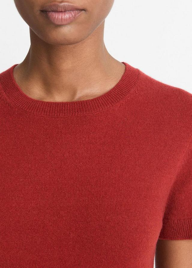 Wool & Cashmere-Blend Short-Sleeve Sweater Product Image