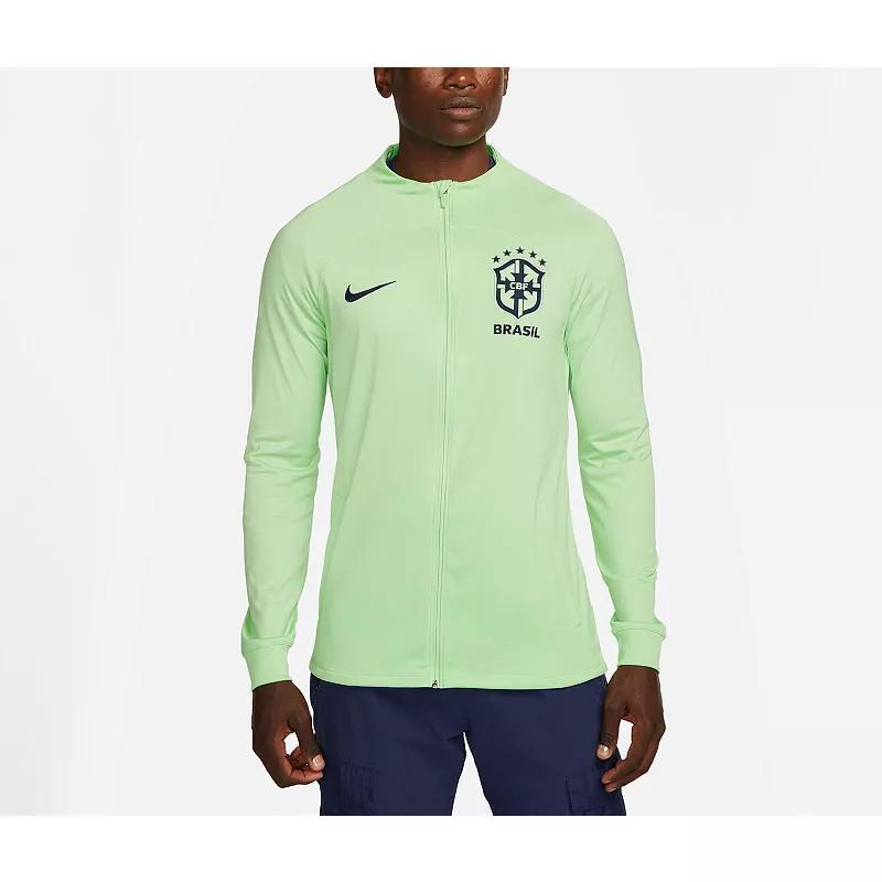 Mens Nike Brazil Strike Dri-FIT Knit Soccer Track Jacket Product Image