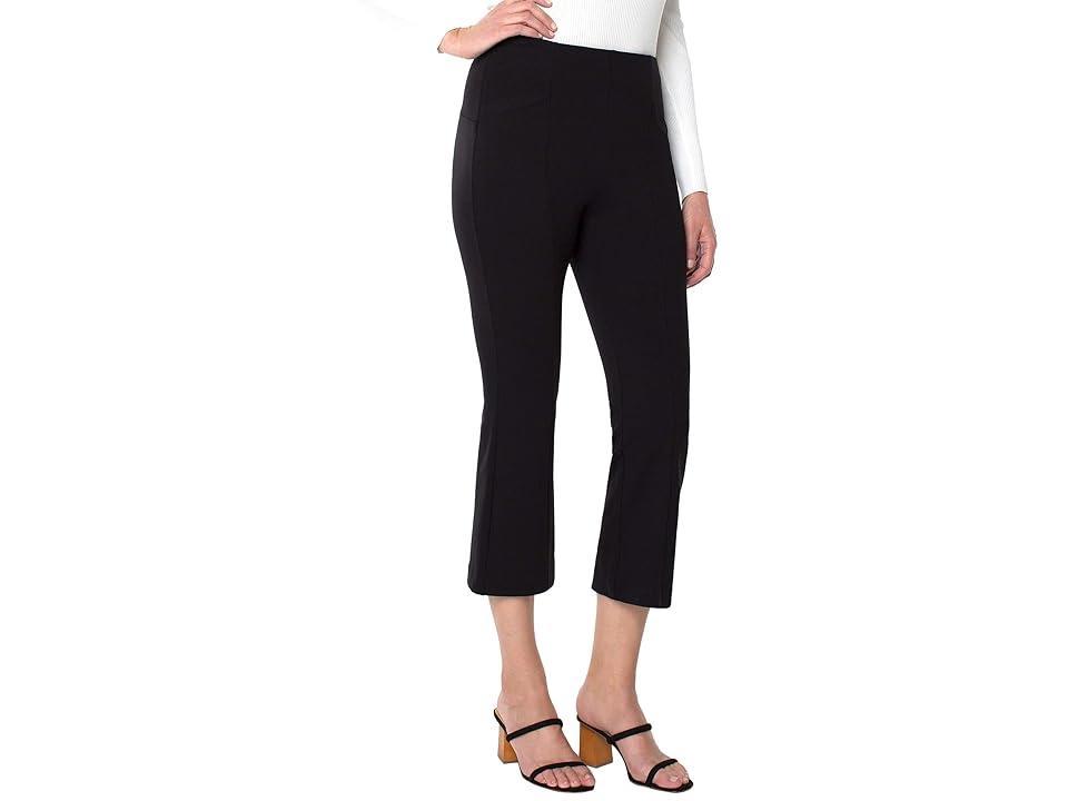 Liverpool Los Angeles Stella Kick Flare Ponte Crop Pants Product Image