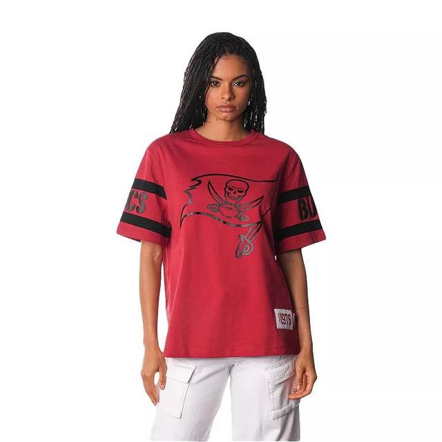 Womens The Wild Collective Tampa Bay Buccaneers Drop Shoulder T-Shirt Product Image