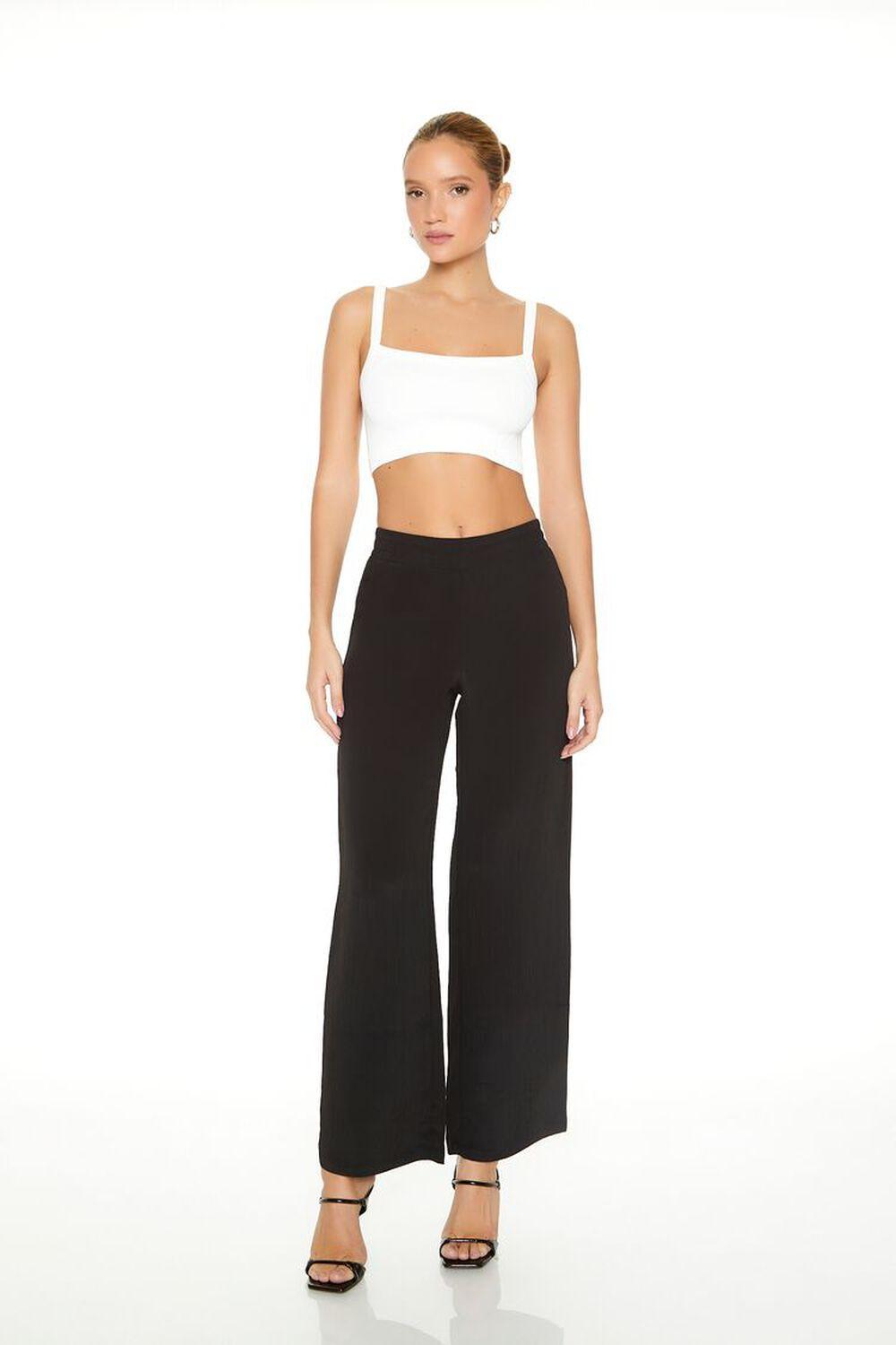 High-Rise Wide-Leg Pants | Forever 21 Product Image