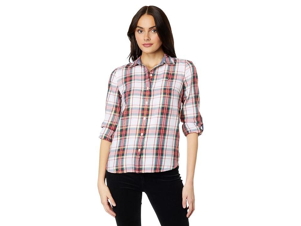 Tommy Hilfiger Tartan Roll Tab Top (Tinsel Tarten/Bright Multi) Women's Clothing product image