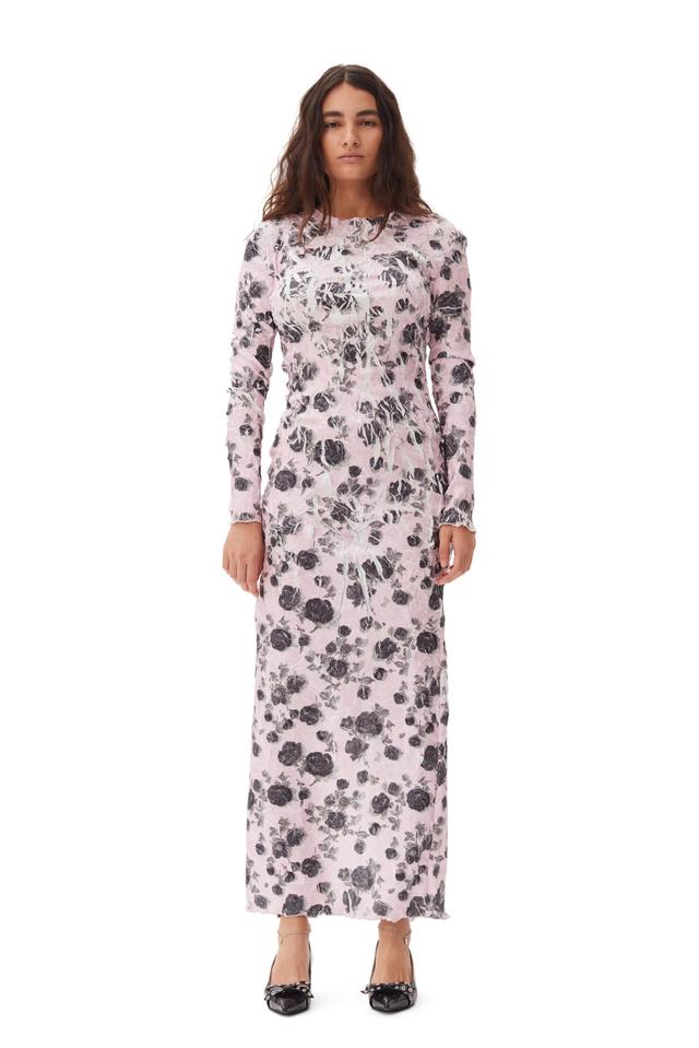 Pink Floral Printed Dress Product Image