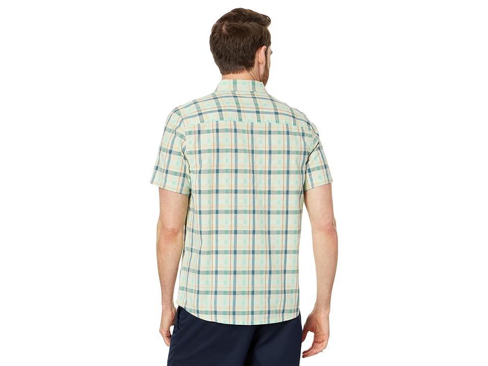 Toad&Co Airscape Short Sleeve Shirt (Lichen Check) Men's Clothing Product Image