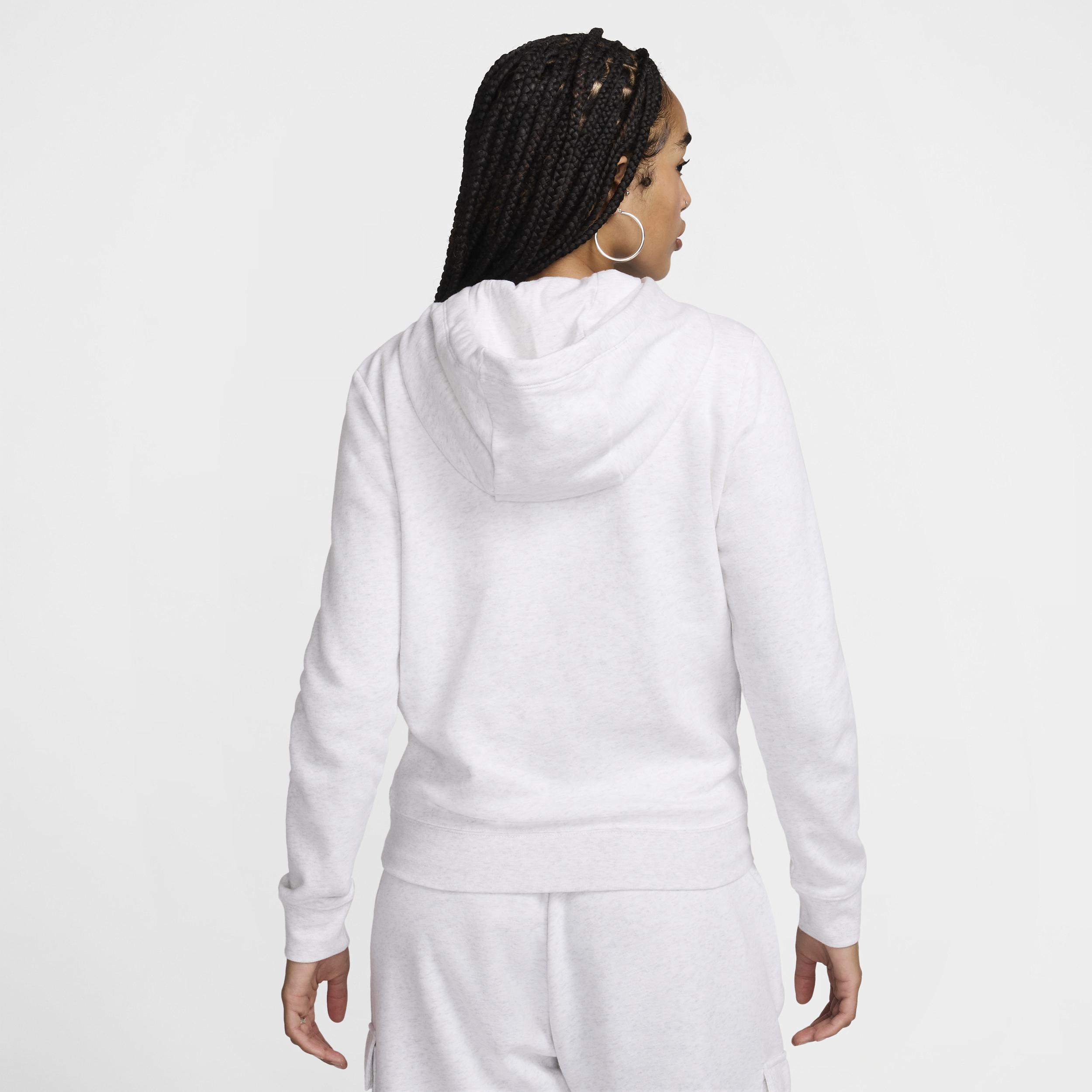 Womens Nike Sportswear Club Fleece Hoodie Birch Grey Product Image