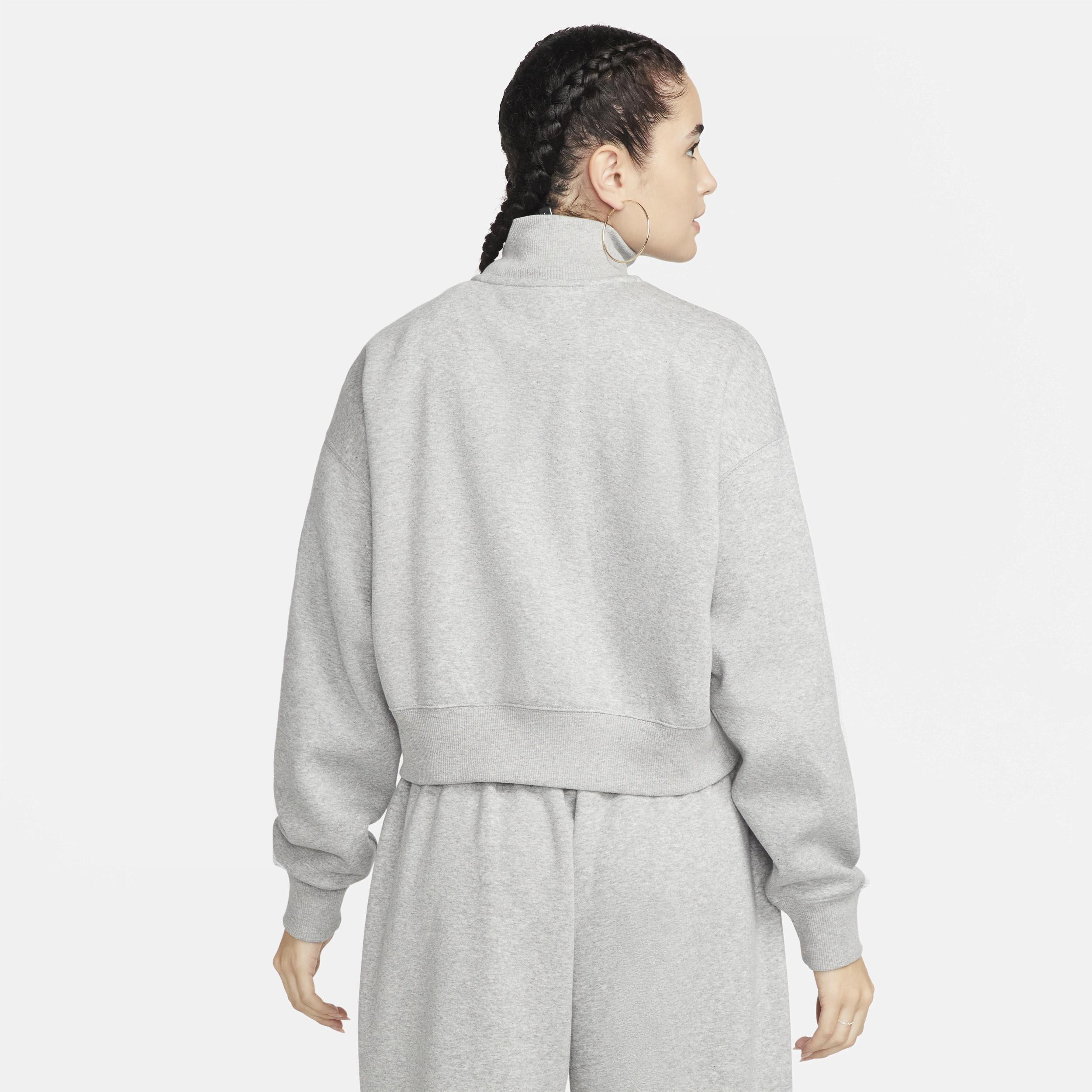 Women's Nike Sportswear Phoenix Fleece 1/2-Zip Cropped Sweatshirt Product Image