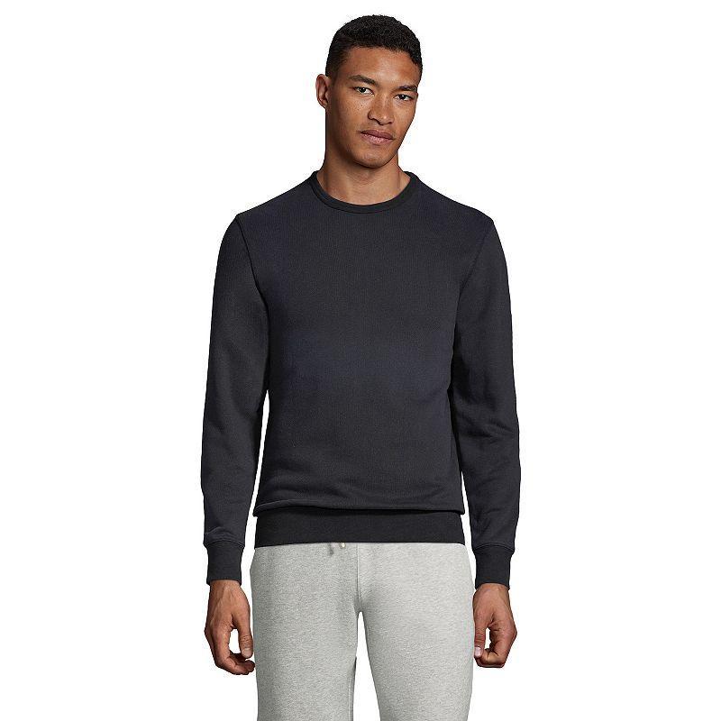 Big & Tall Lands End Serious Sweats Crewneck Sweatshirt, Mens Product Image