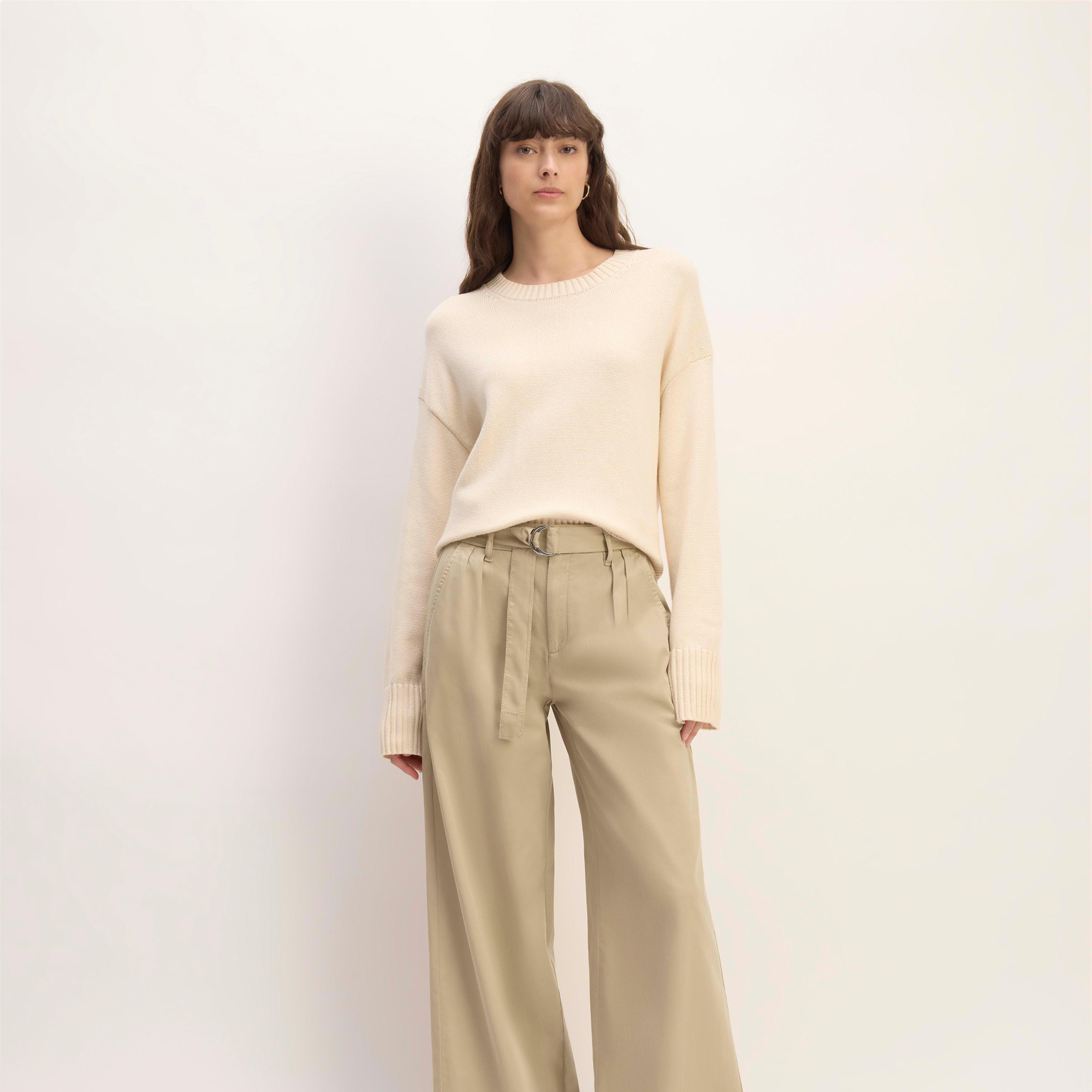 Womens Pleated Wide-Leg Chino by Everlane product image