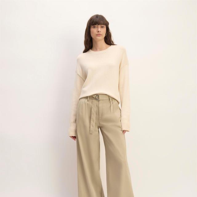 The Pleated Wide-Leg Chino Product Image