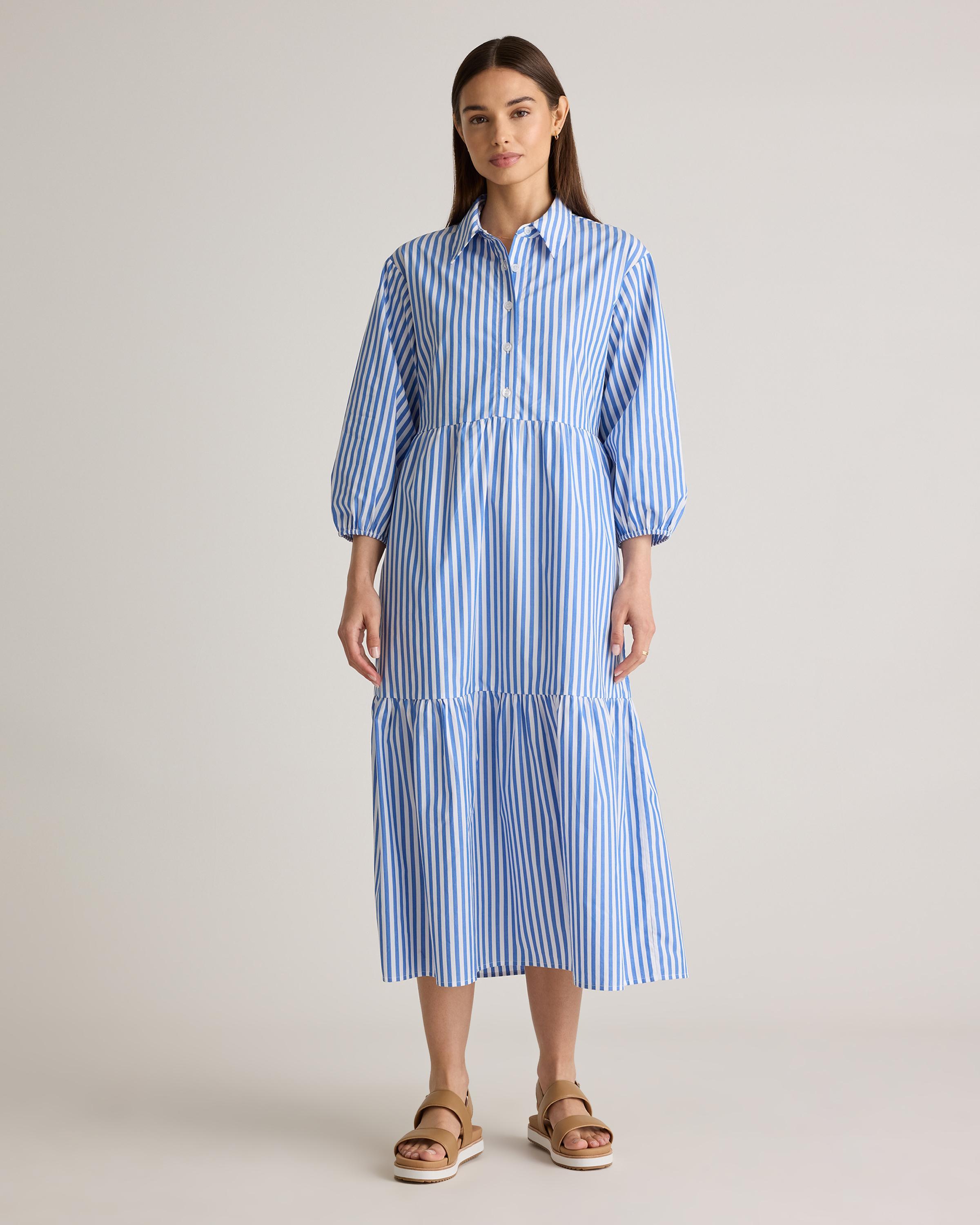 100% Organic Cotton Midi Tunic Dress Product Image