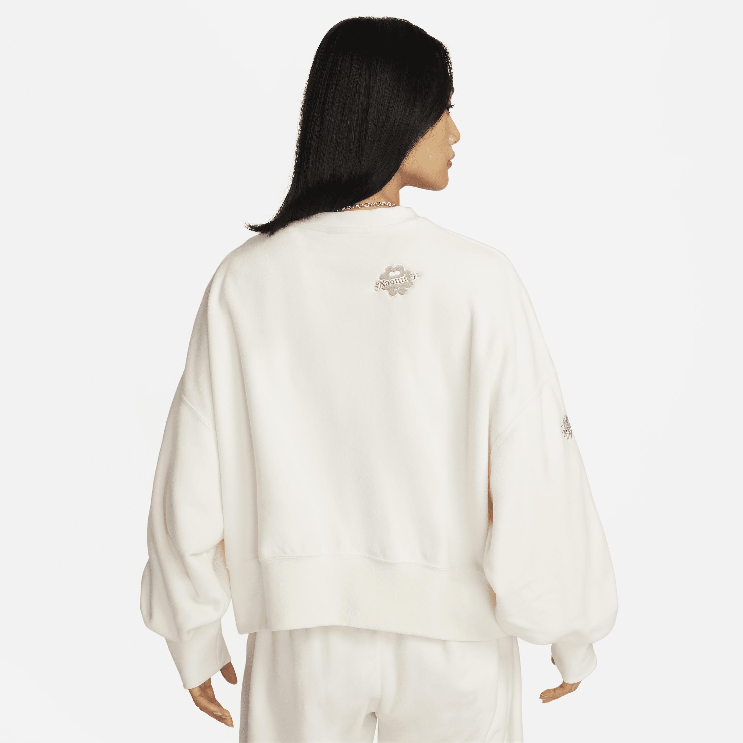 Nike Women's Naomi Osaka Phoenix Fleece Over-Oversized Crew-Neck Sweatshirt Product Image