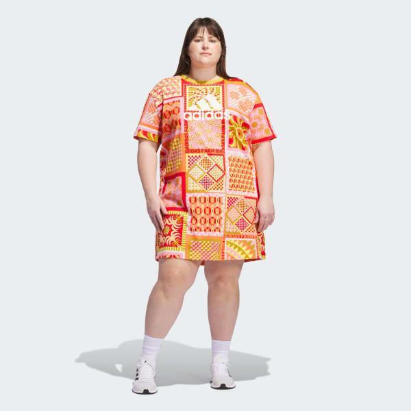 adidas x FARM Rio Slim Dress (Plus Size) Product Image