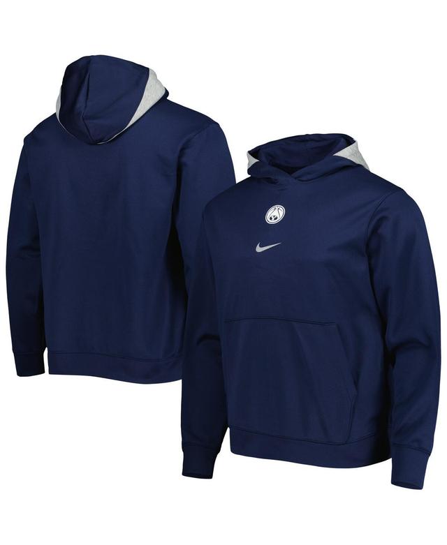 Mens Nike BYU Cougars Spotlight Performance Pullover Hoodie Blue Product Image