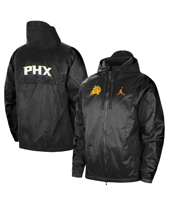 Mens Jordan Black Phoenix Suns Authentic Statement Edition Full-Zip Windbreaker Product Image