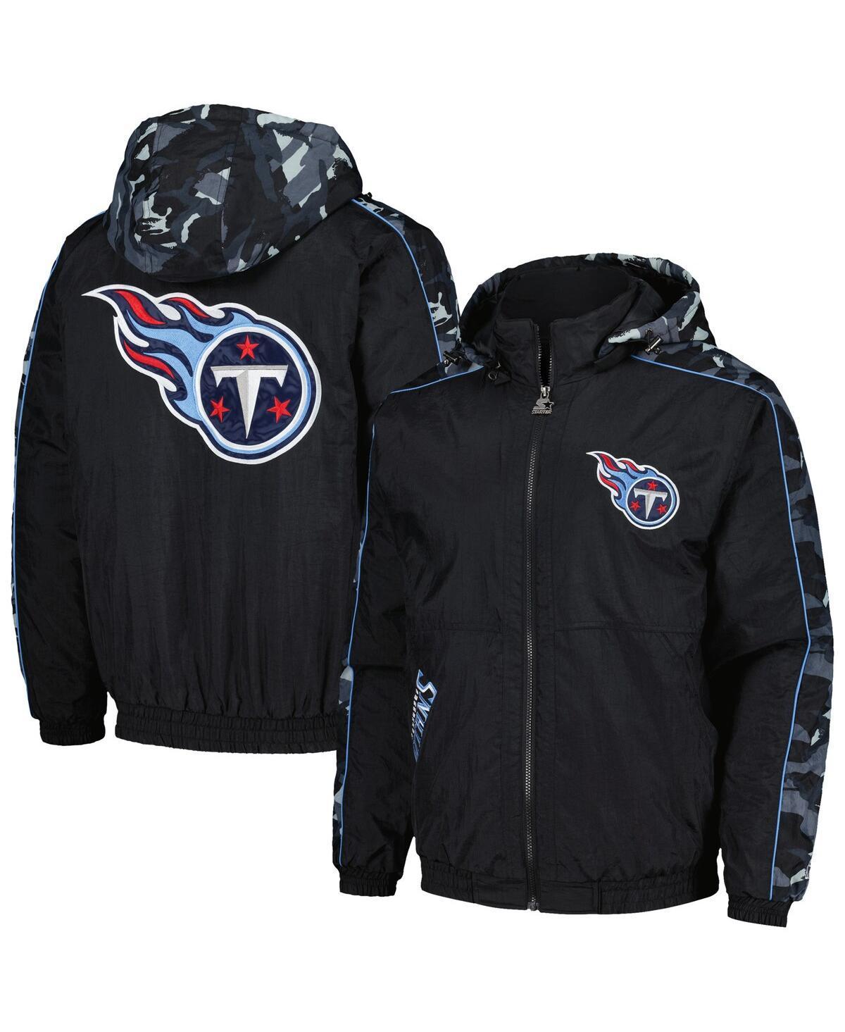 Mens Starter Tennessee Titans Thursday Night Gridiron Full-Zip Hoodie Product Image