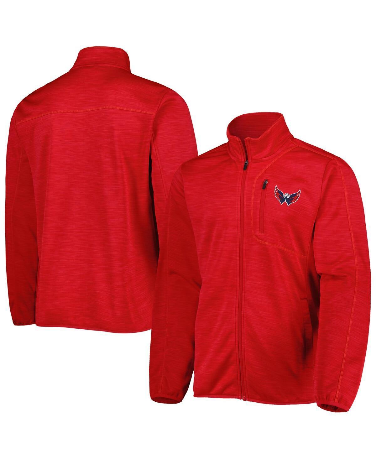 Men's G-III Sports by Carl Banks Red Washington Capitals Closer Transitional Full-Zip Jacket Product Image