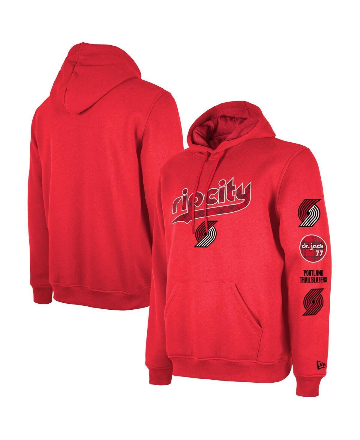 Mens New Era Portland Trail Blazers 2023/24 City Edition Pullover Hoodie Product Image