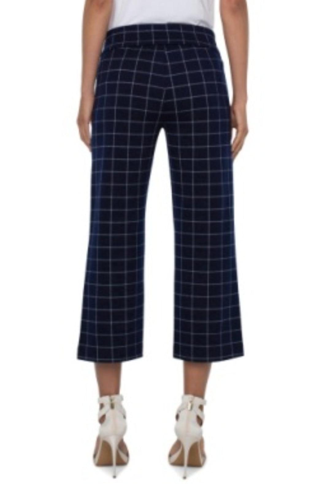 Mabel Pull On Wide Leg Crop Pant Product Image