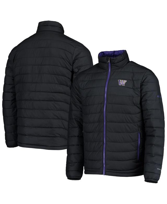 Mens Columbia Washington Huskies Powder Lite Omni-Heat Reflective Full-Zip Jacket Product Image