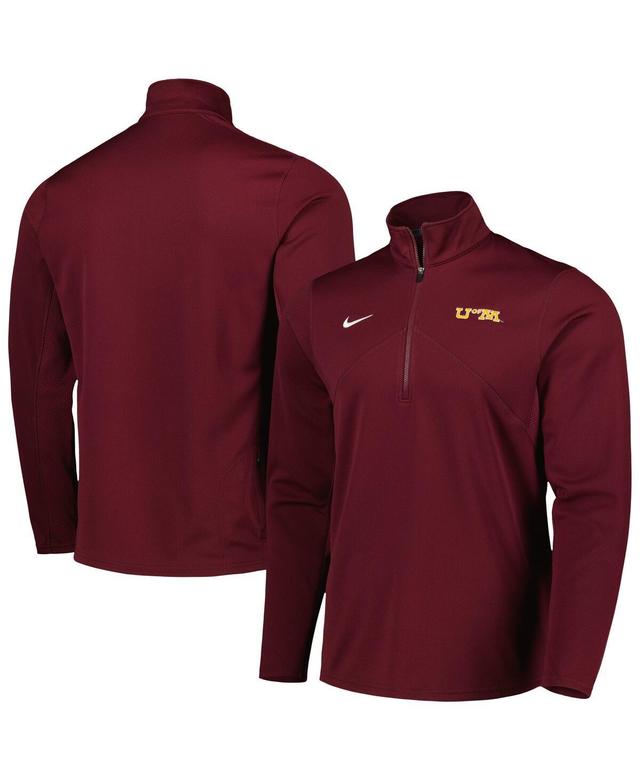 Mens Nike Maroon Minnesota Golden Gophers Vintage Collection Performance Training Quarter-Zip Top Product Image