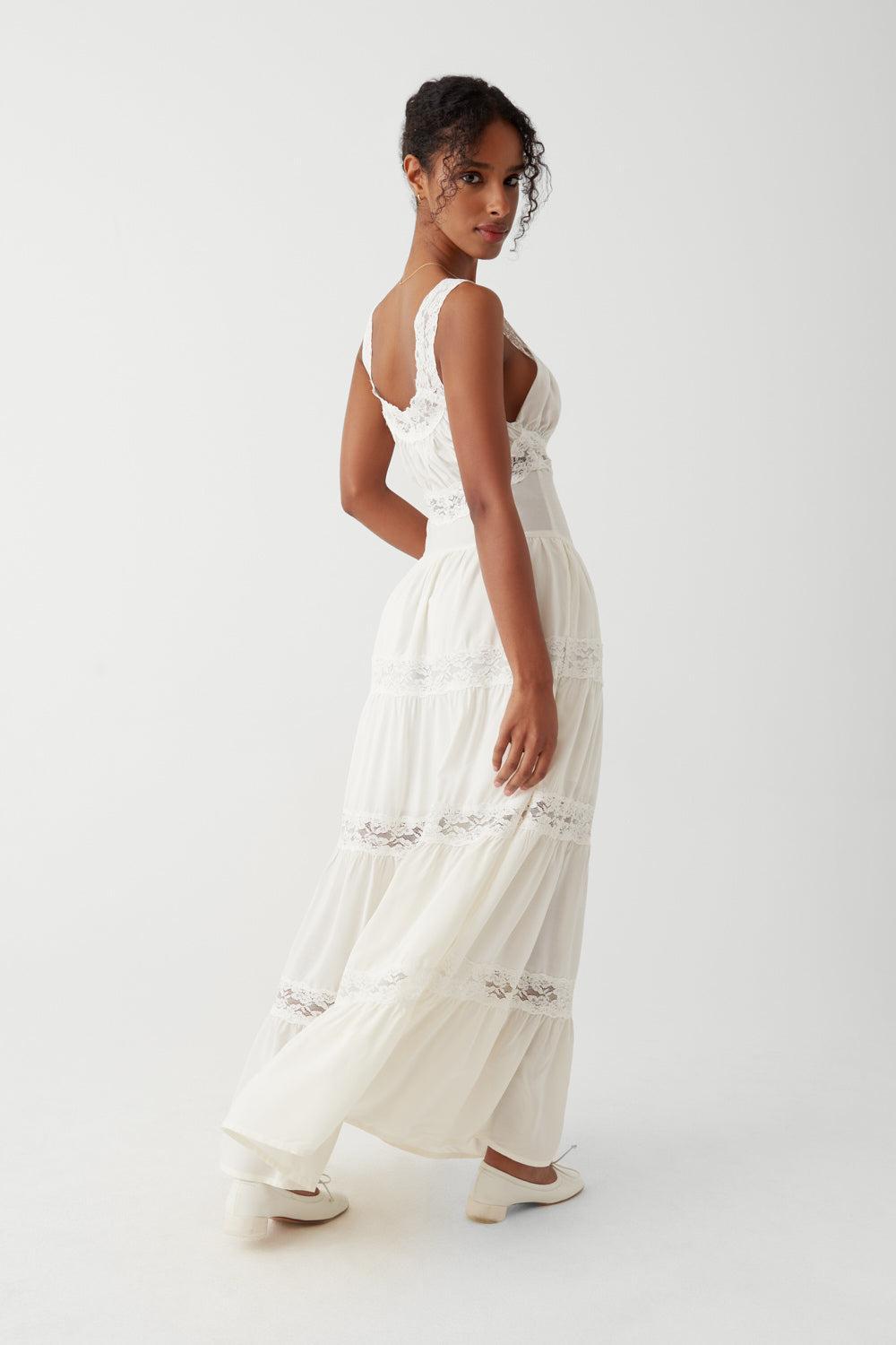 Dakota Maxi Dress - White Product Image