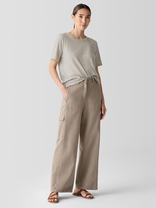 Garment-Dyed Utility Organic Cotton Cargo Pant Product Image