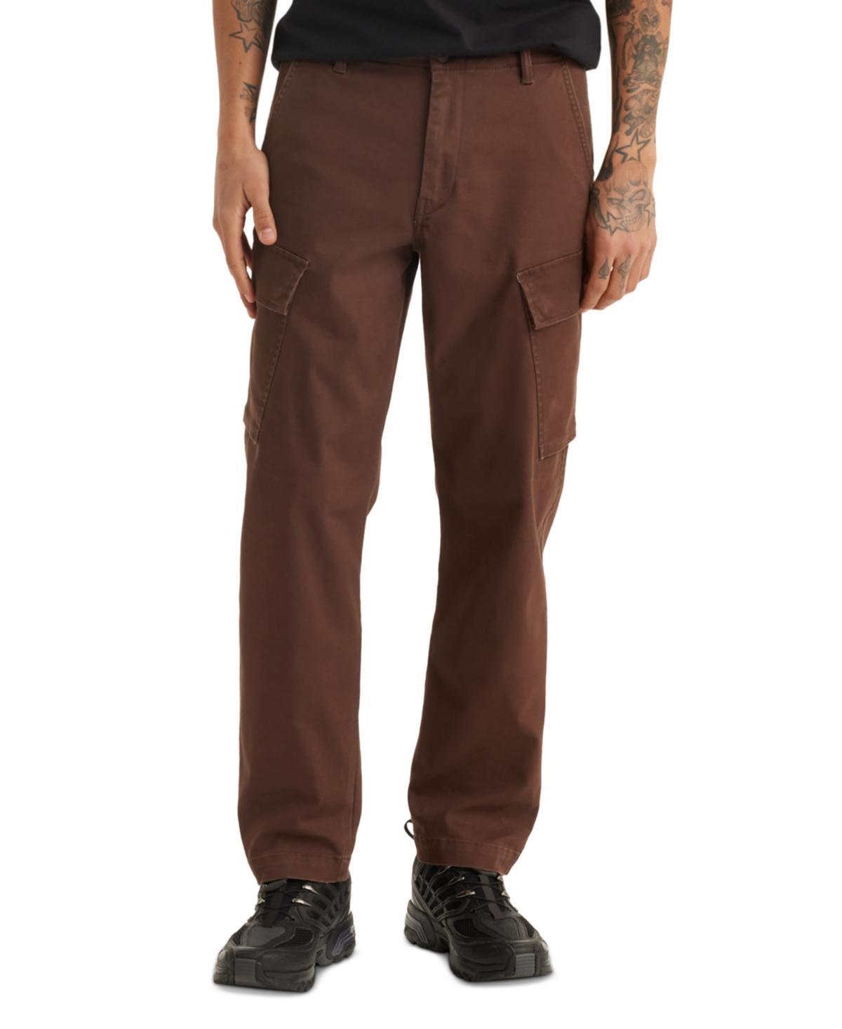 Mens Levis XX Relaxed-Fit Tapered Cargo Pants Olive Black Product Image