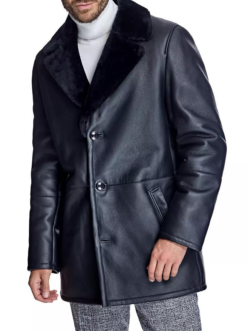 Men's Shearling Jacket Product Image