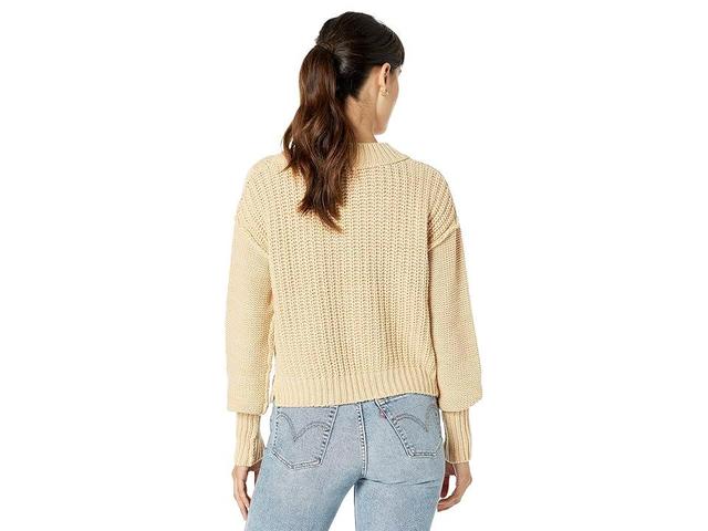 Free People Bell Song Pullover Sweater (Sandcastle) Women's Clothing Product Image