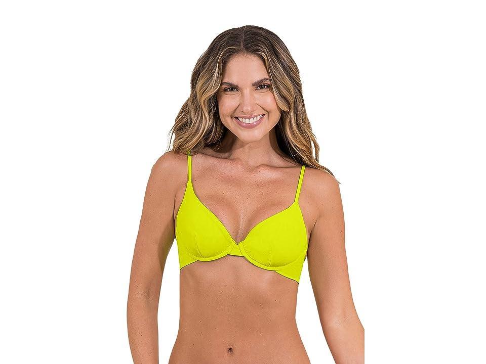 Maaji Chartreuse Dainty Unmolded Underwire Top Women's Swimwear Product Image