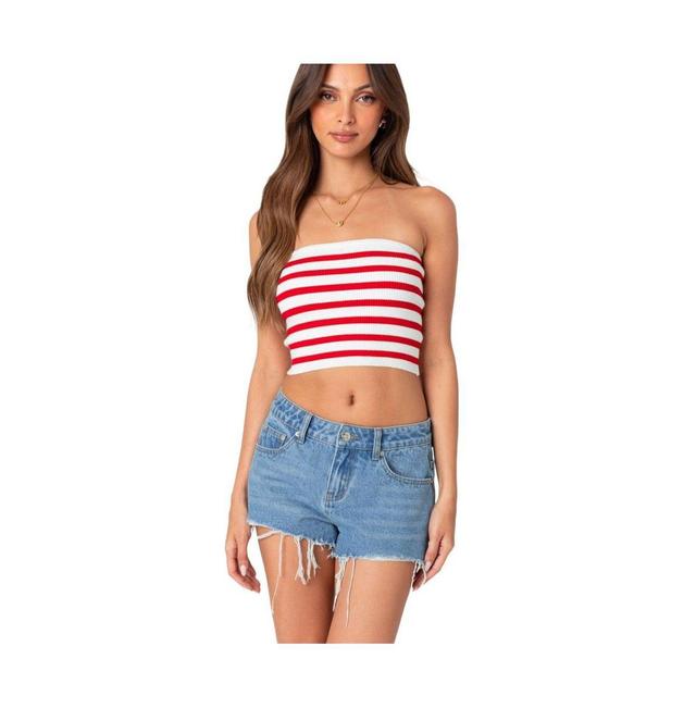 Edikted Womens Lexi Ribbed Tube Top Product Image