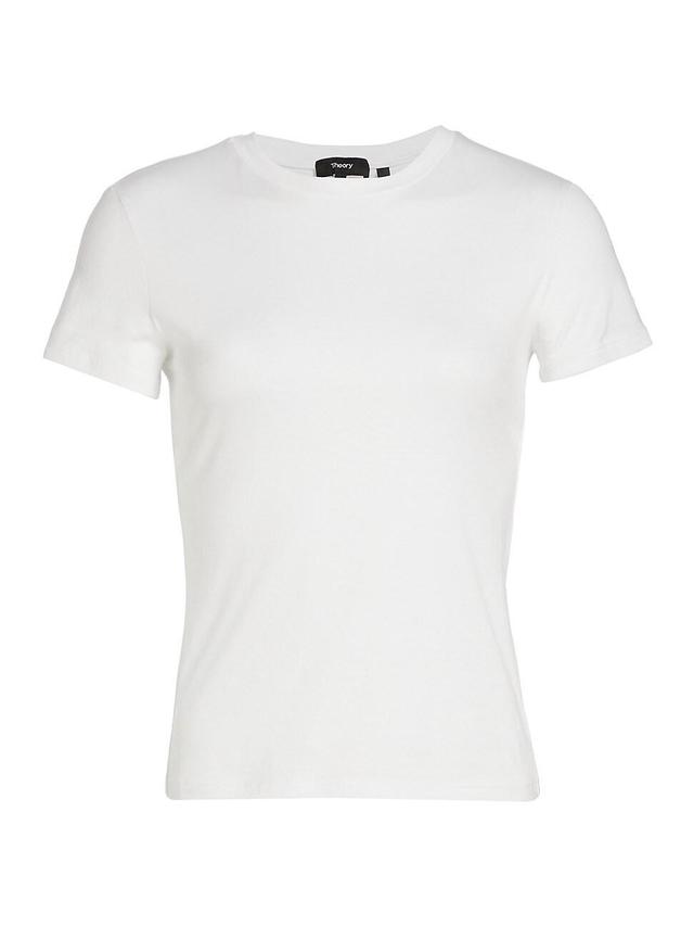 Womens Tiny Short-Sleeve Cotton Tee Product Image