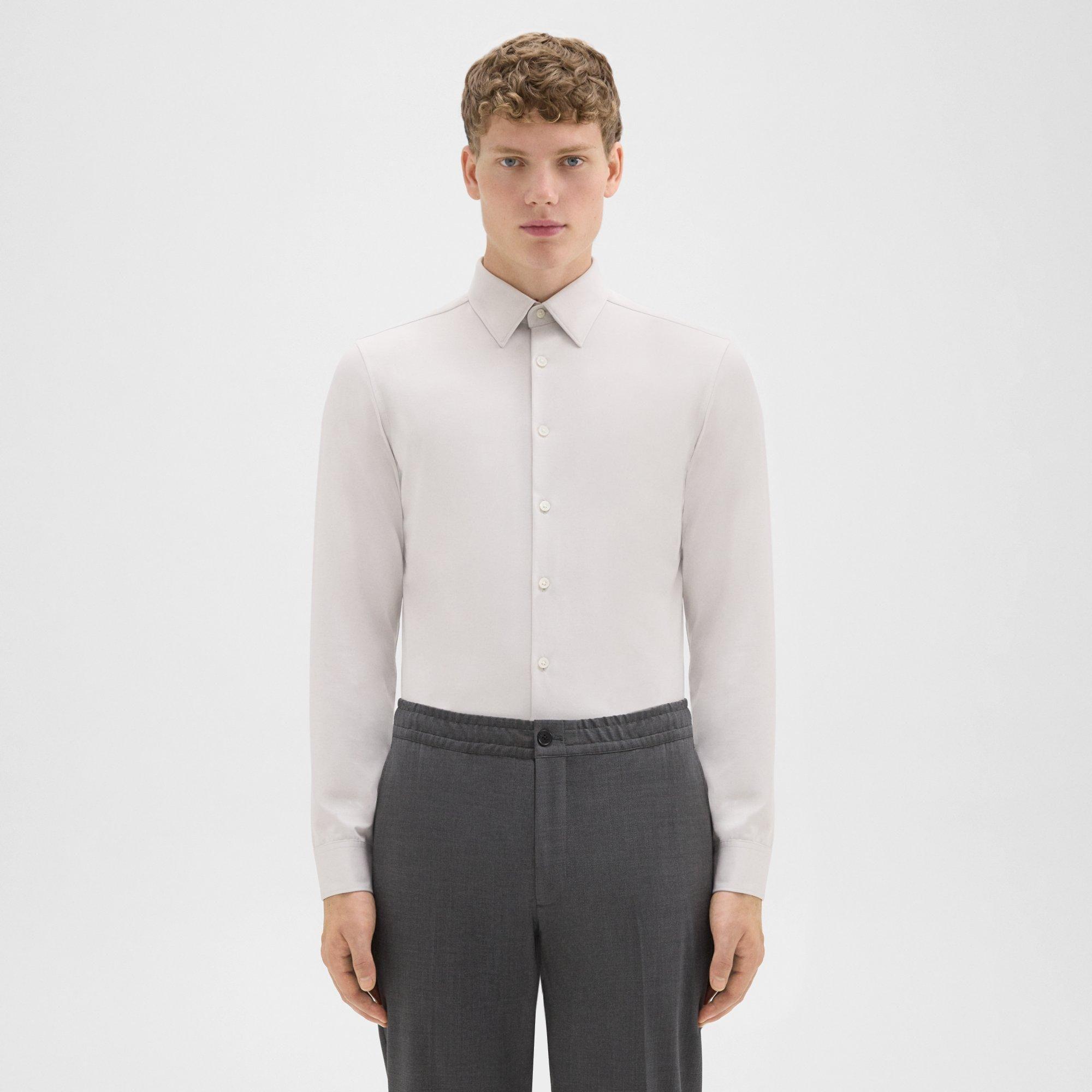 Performance Knit Tailored Shirt | Theory Product Image