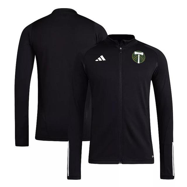 Mens adidas Black LAFC 2024 On-Field AEROREADY Full-Zip Training Top Product Image