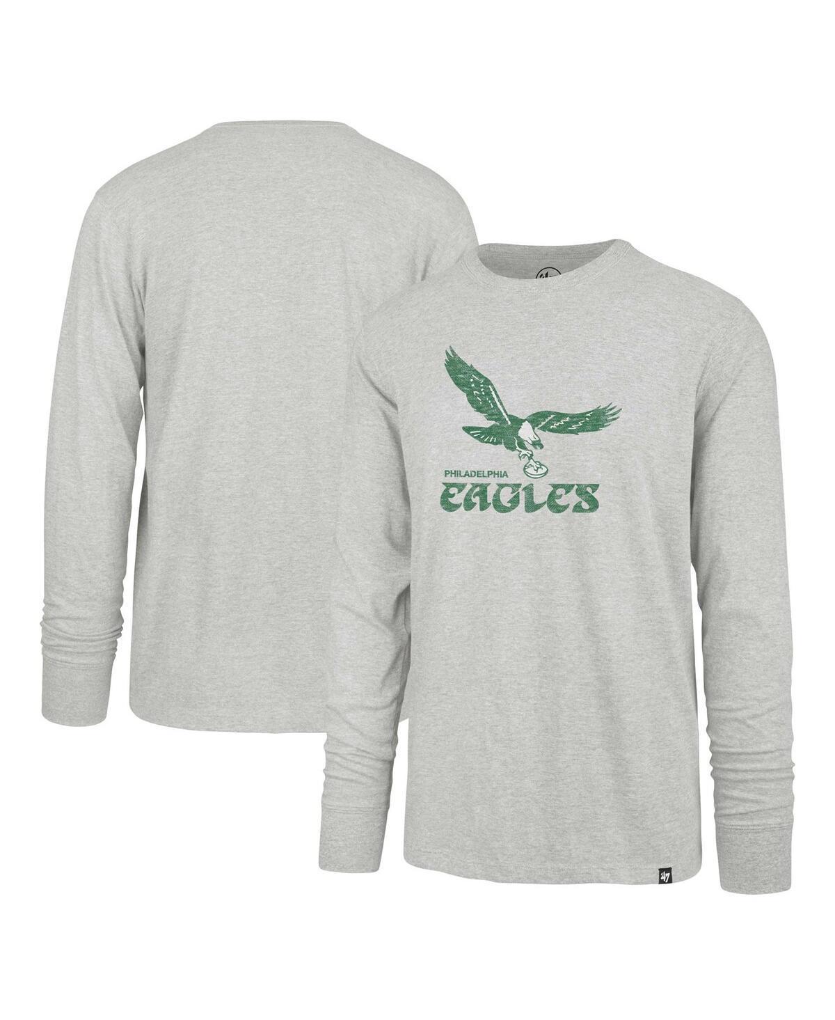 Mens 47 Gray Philadelphia Eagles Premier Franklin Long Sleeve T-Shirt Product Image