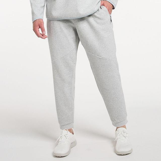 Big & Tall FLX Textured Fleece Joggers, Mens Flint Gray Grey Product Image