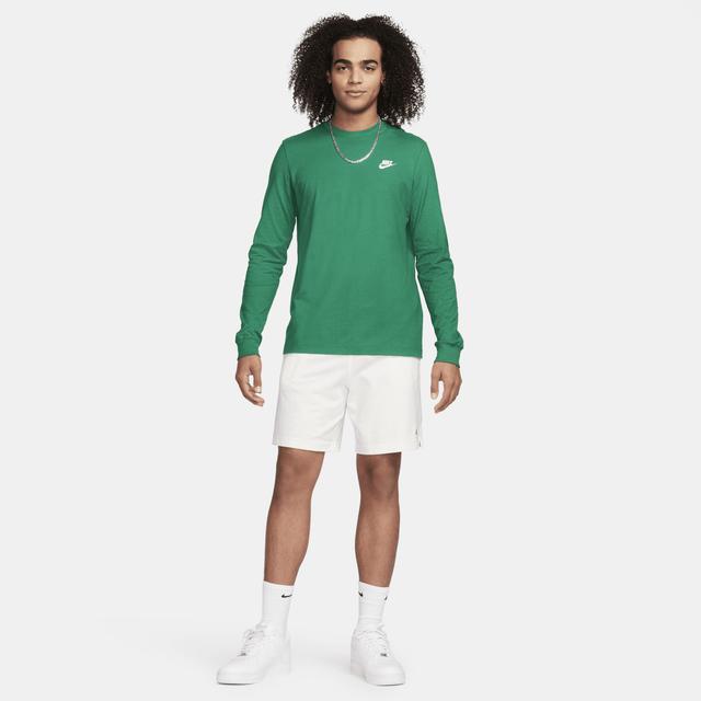 Men's Nike Sportswear Club Long-Sleeve T-Shirt Product Image