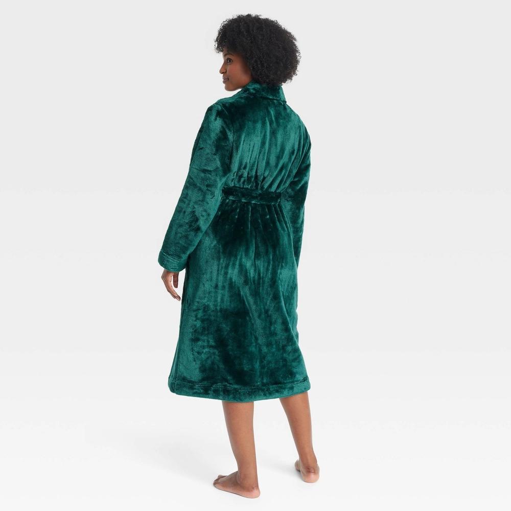 Women's Plush Robe - Auden™ Green XL/XXL Product Image