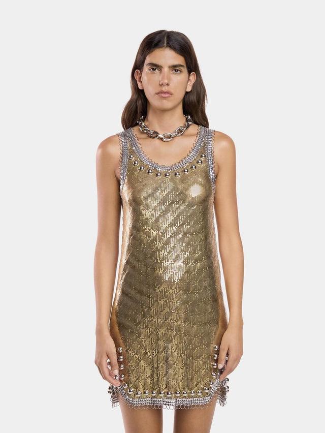 SHORT DRESS IN MESH Product Image